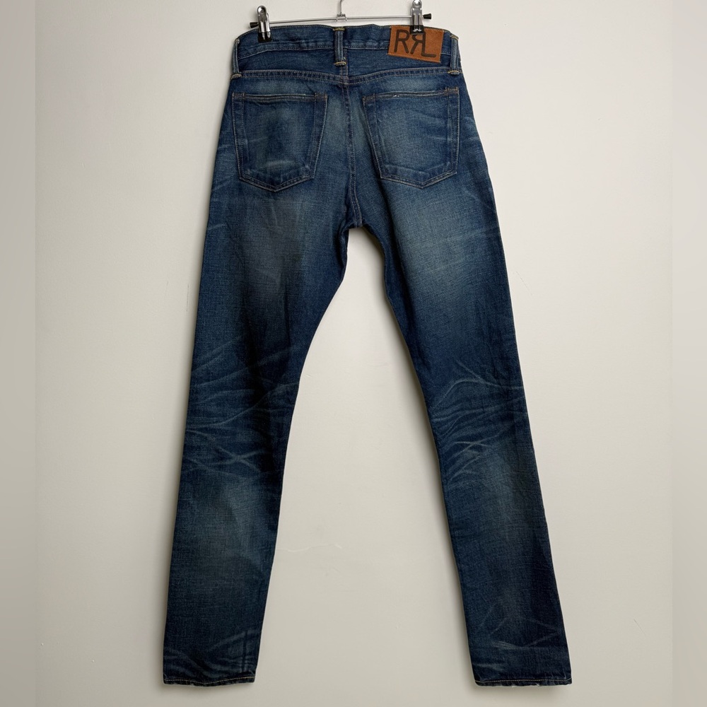 RRL Double RL slim narrow selvedge denim jean Japanese selvedge made in USA 29